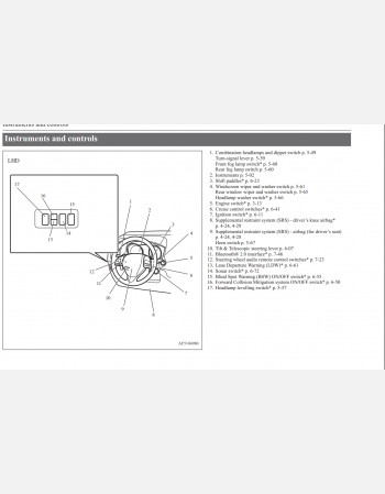 mitsubishi rvr 2015 - 2019 owners manual rhd and lhd